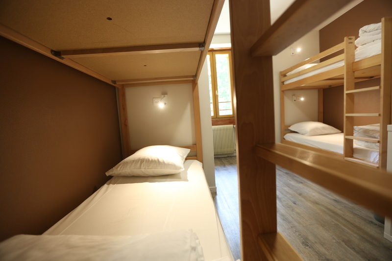 Le dortoir de 4 lits (à partir de 80€)