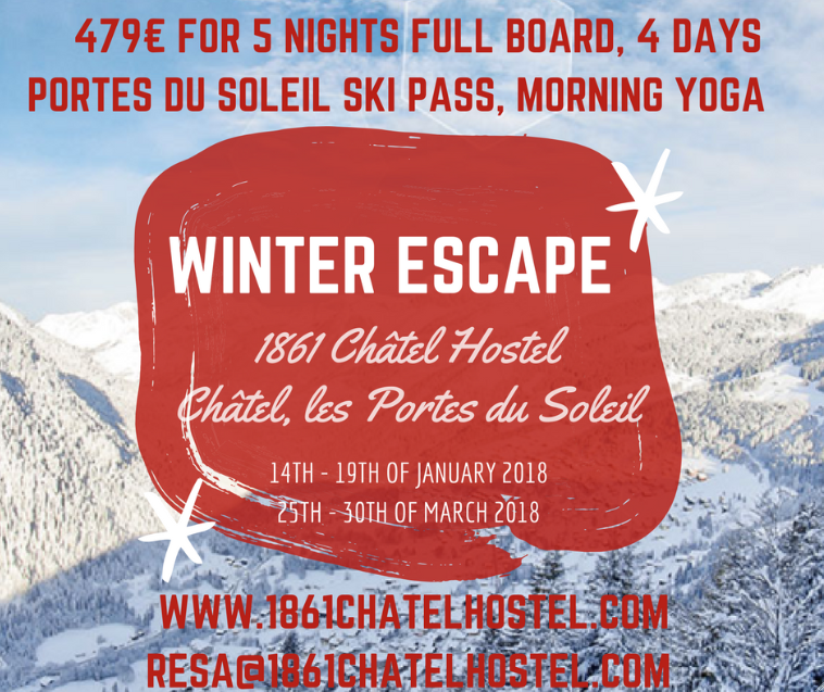 winter escape chatel ski